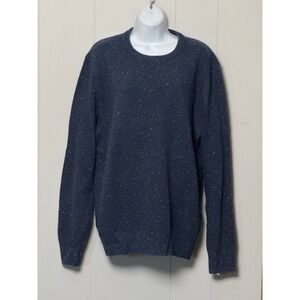 Joseph Turner Yorkshire Mens Lambswool Donegal Fleck Crew Neck Sweater Sz Large
